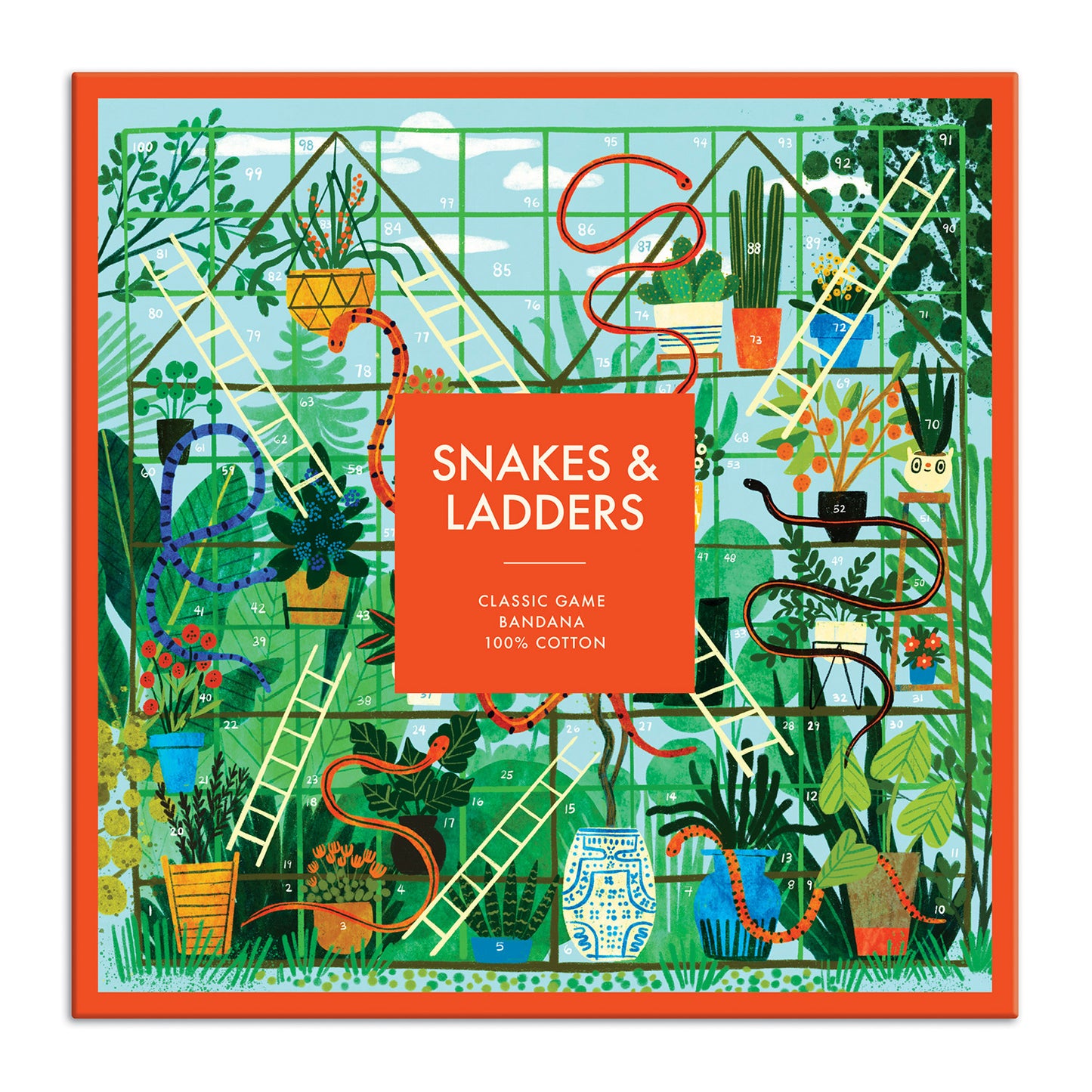 Snakes and Ladders Classic Game Bandana
